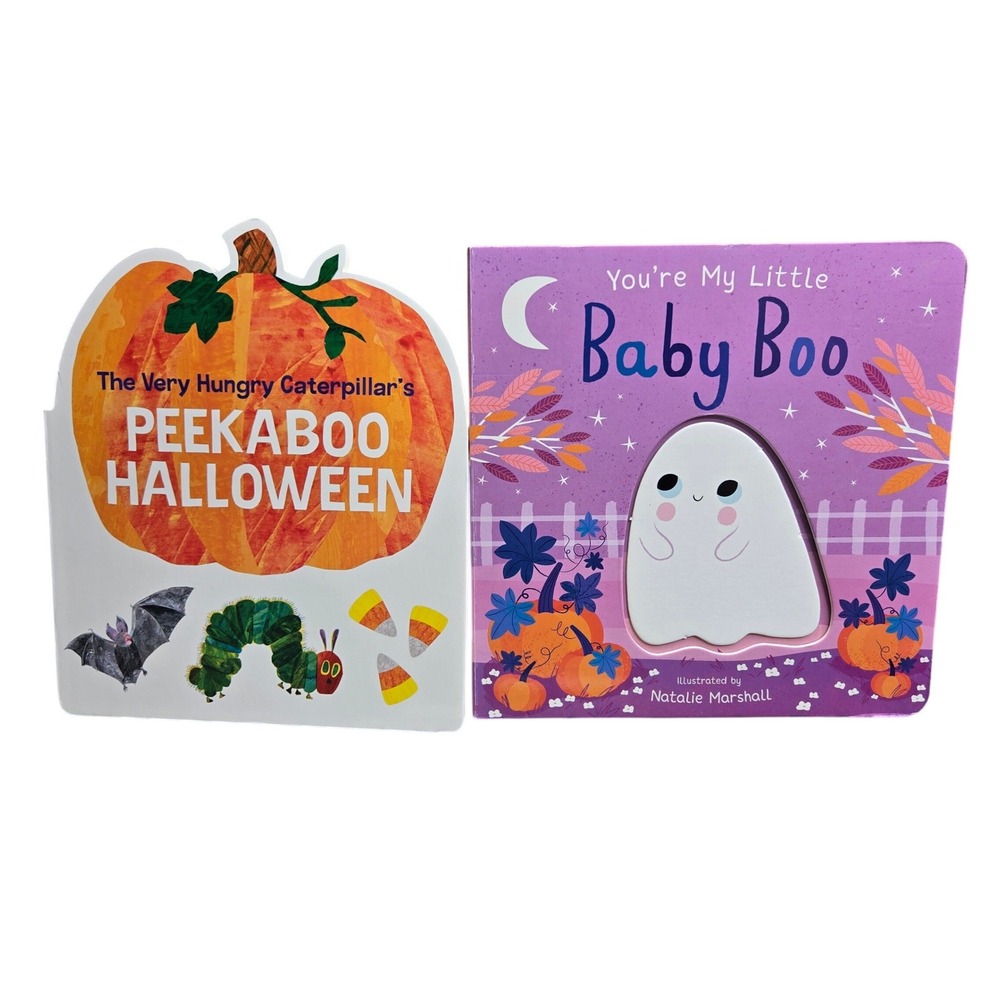 Halloween Board Books Lot Eric Carle Very Hungry Caterpillar Youre My Little Boo